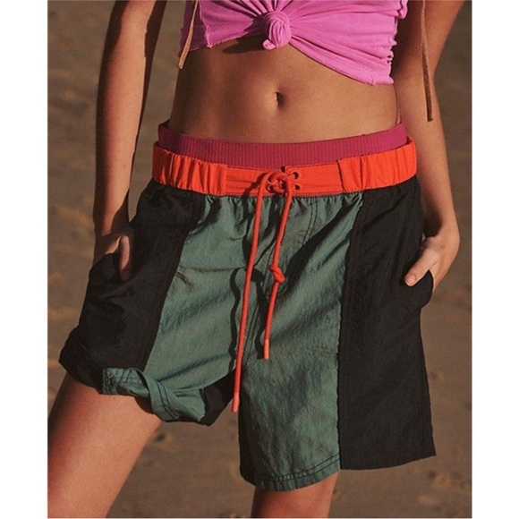 NWOT Free People Sun Daze Board Shorts - Picture 2 of 7